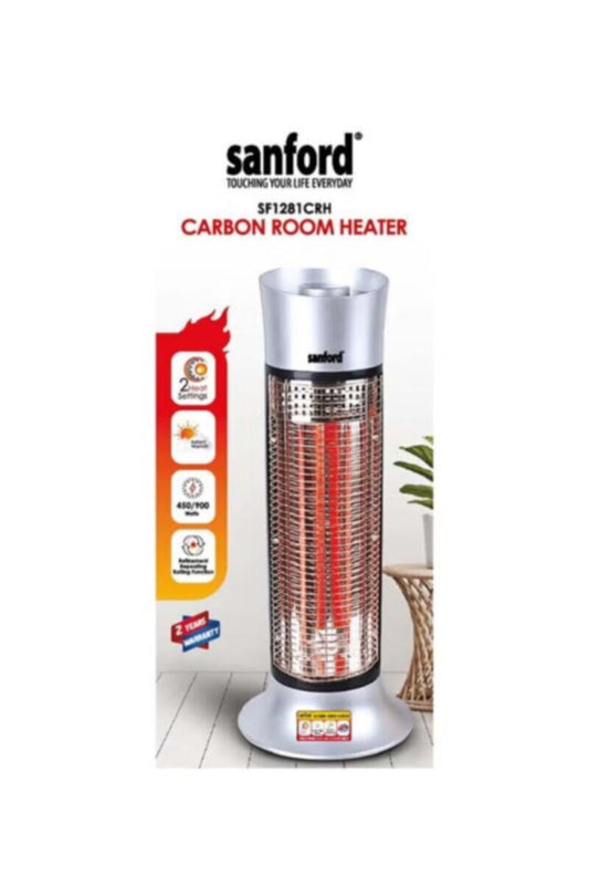 SANFORD | Carbon Room Heater 900 Watts Silver | SF1281CRH BS