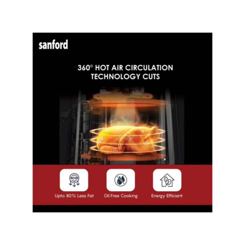 SANFORD | Digital Air Fryer 1200 Watts 4 Litre | SF2455AF BS