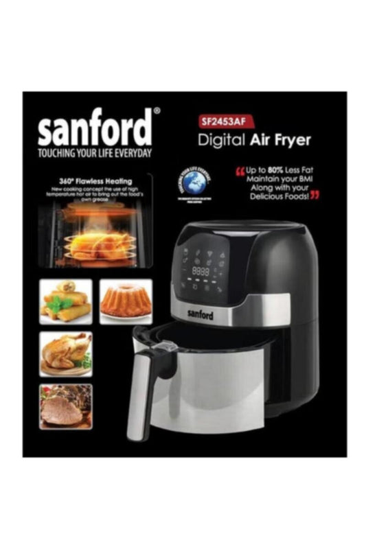 SANFORD | Digital Air Fryer With Double Pot 3.5 Litre 1400 Watts | SF2453AF BS
