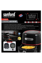 SANFORD | Digital Air Fryer With Double Pot 4.5 Litre Black | SF2451AF BS