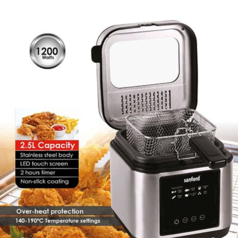 SANFORD | Digital Deep Fryer 2.5 Litre 1200 Watts | SF1304DF BS