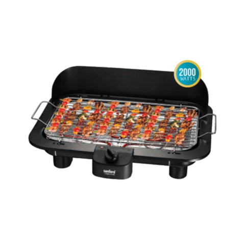 SANFORD | Electric Barbecue Grill 2000 Watts Black | SF5952BQ