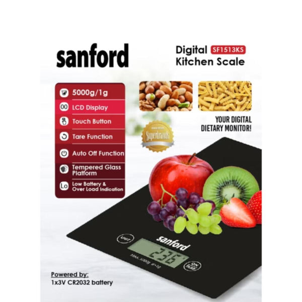 SANFORD | Electric Kitchen Scale 5 kg | SF1531KS