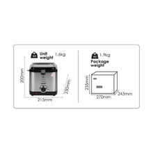 SANFORD | Electric Mechanical Deep Fryer 1.5 Litres | SF1303DF BS