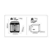 SANFORD | Electric Mechanical Deep Fryer 1.5 Litres | SF1303DF BS