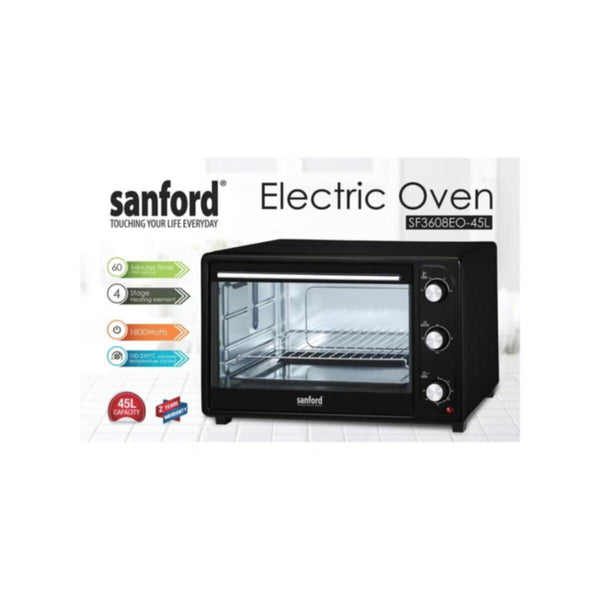 SANFORD | Electric Oven 45 Litre 1800 Watts | SF3608EO BS