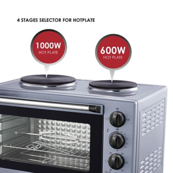 SANFORD | Electric Oven With Hot Plate 60 Litre 2000 Watts | SF5606EO BS
