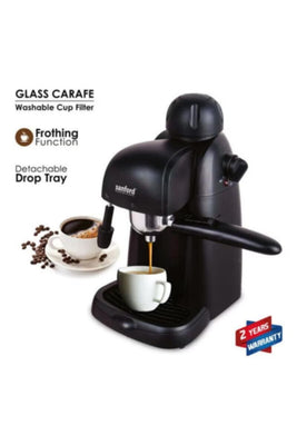 SANFORD | Espresso Coffee Maker 800 Watts | SF1398ECM BS
