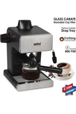 SANFORD | Espresso Coffee Maker 950 Watts | SF1396ECM BS