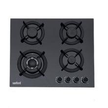 SANFORD | Glass Gas Hob 4 Burner With Flame Supervision Device | SF5451GH BS FSD