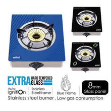 SANFORD | Glass Gas Stove 1 Burner Blue | SF5114GC B
