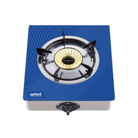 SANFORD | Glass Gas Stove 1 Burner Blue | SF5114GC B