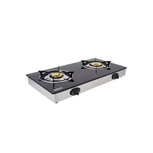 SANFORD | Glass Gas Stove 2 Burner With Flame Supervision Device Black | SF5229GC 2B FSD