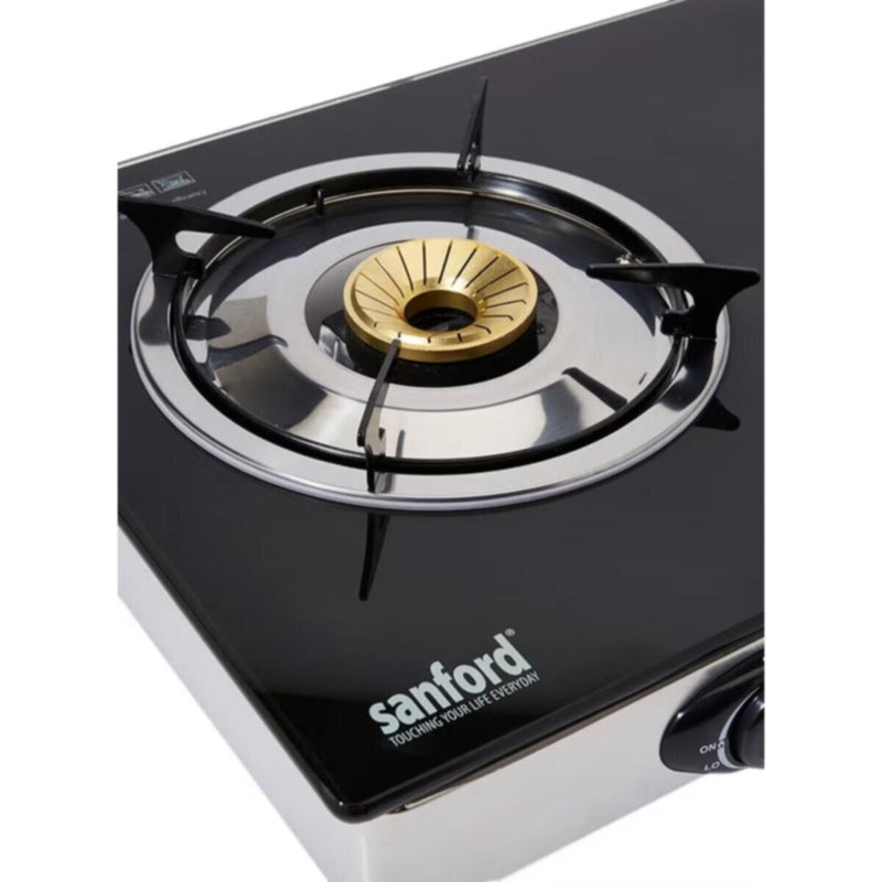 SANFORD | Glass Gas Stove 2 Burner With Flame Supervision Device Black | SF5229GC 2B FSD