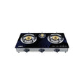 SANFORD | Glass Gas Stove 3 Burner Detachable Black | SF5326GC B