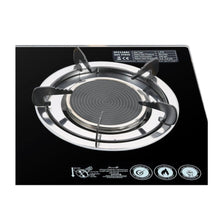 SANFORD | Infrared Glass Gas Stove 2 Burner | SF5351IGC B DESIGN 1