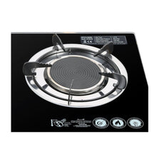 SANFORD | Infrared Glass Gas Stove 2 Burner | SF5351IGC B DESIGN 1