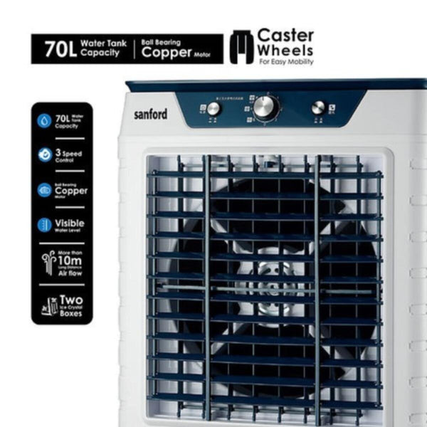 SANFORD | Portable Air Cooler 70 Litres 280 Watts | SF8112PAC BS