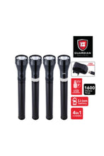 SANFORD | Rechargeable Led Search Light Combo 4 in 1 With Usb Charging Black | SF6306SLC