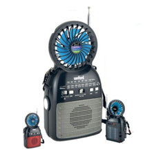 SANFORD | Rechargeable Portable Radio Black | SF1017PR