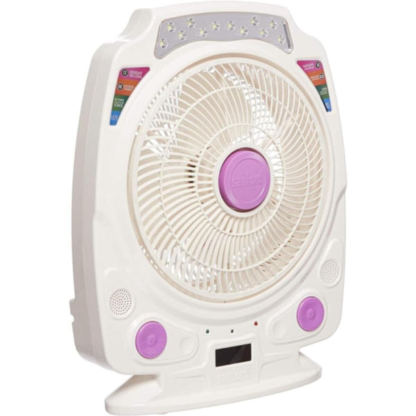 SANFORD | Rechargeable Table Fan 14 inch With 13 pcs Led | SF916RTF BS