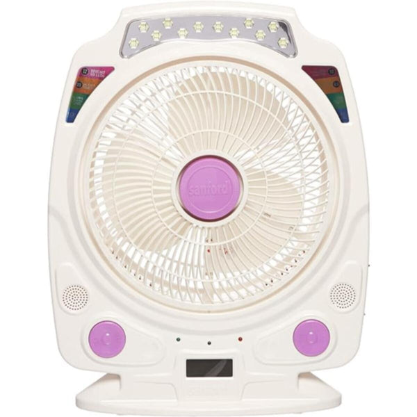 SANFORD | Rechargeable Table Fan 14 inch With 13 pcs Led | SF916RTF BS