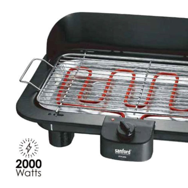 SANFORD | Stainless Steel Electric Barbecue Grill 2000 Watts Black | SF5952BQ BS