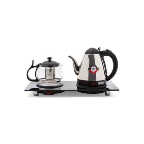SANFORD | Stainless Steel Electric Kettle 1.5 Litres With Pot 0.8 Litre | SF3352EK-1.5L BS