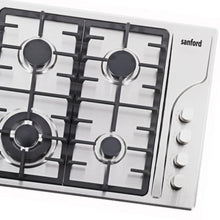 SANFORD | Stainless Steel Gas Hob 4 Burner | SF5455GH BS