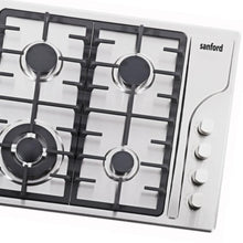 SANFORD | Stainless Steel Gas Hob 4 Burner | SF5455GH BS
