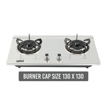 SANFORD | Stainless Steel Gas Hob Double Burner | SF5402GC