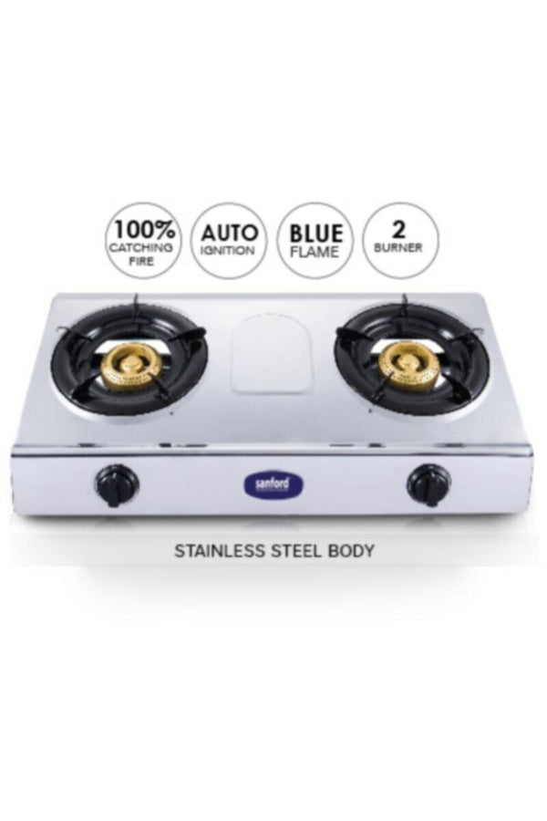 SANFORD | Stainless Steel Gas Stove 2 Burner | SF5356GC STEEL