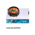 SANFORD | Stainless Steel Gas Stove Double Burner Silver Blue | SF5313GC A