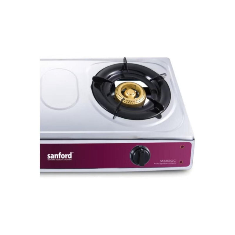 SANFORD | Stainless Steel Gas Stove Double Burner Silver | SF5353GC 2B