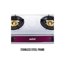 SANFORD | Stainless Steel Gas Stove Double Burner Silver | SF5353GC 2B