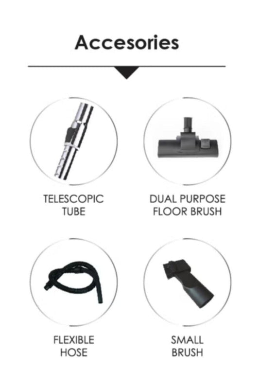 SANFORD | Vacuum Cleaner 2.5 Litre 2000 Watts White | SF890VC BS