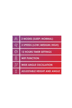 SANFORD | Wifi Stand Fan 16