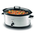 KENWOOD | Slow Cooker 6.5Ltr 300W Silver Black | SCM70.000SS