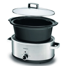 KENWOOD | Slow Cooker 6.5Ltr 300W Silver Black | SCM70.000SS