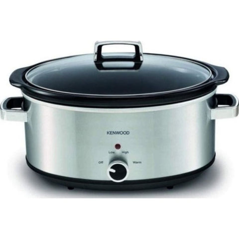KENWOOD | Slow Cooker 6.5Ltr 300W Silver Black | SCM70.000SS