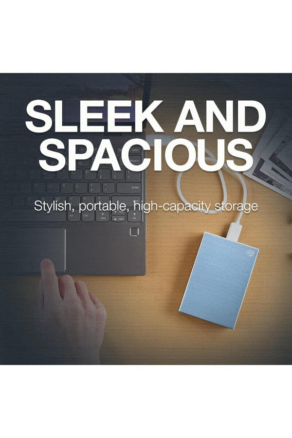 SEAGATE | One Touch 1TB External HDD with Password Protection Light Blue | STKY1000402
