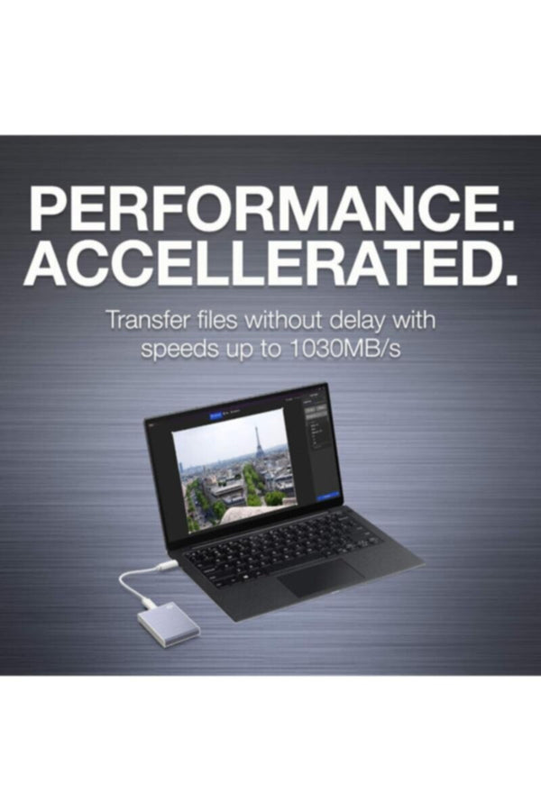 SEAGATE | One Touch 1TB External SSD Up to 1030 Mb/s, for Windows and Mac Blue | STKG1000402