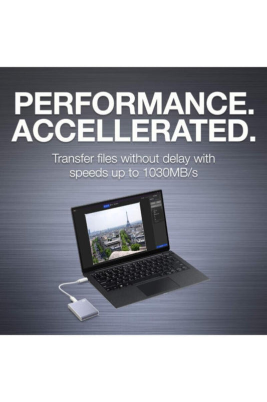 SEAGATE | One Touch 1TB External SSD Up to 1030 Mb/s, for Windows and Mac Blue | STKG1000402