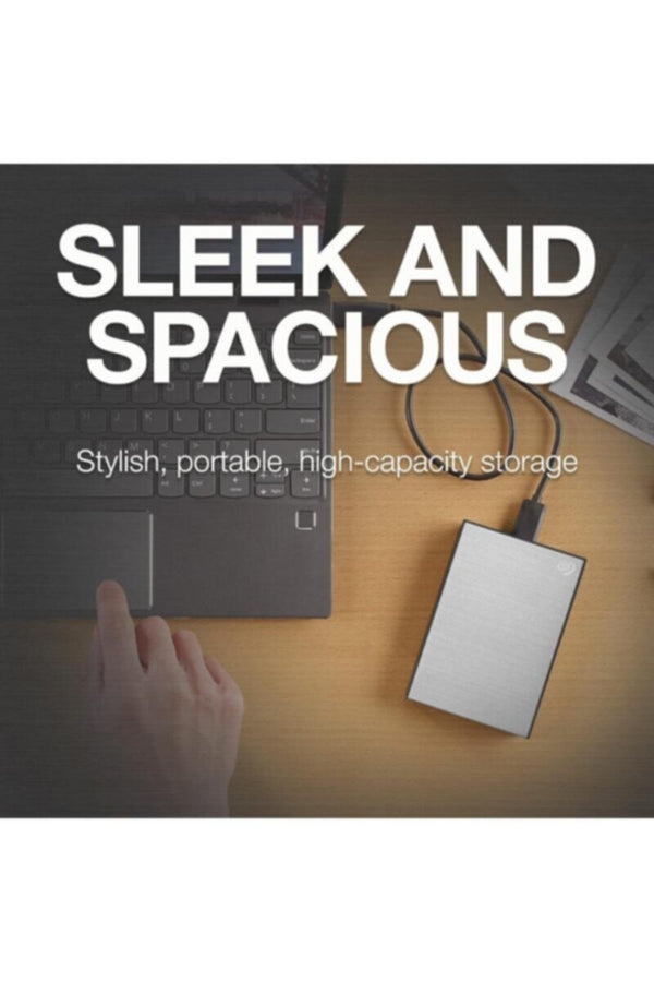 SEAGATE | One Touch 2TB External HDD with Password Protection Silver | STKY2000401