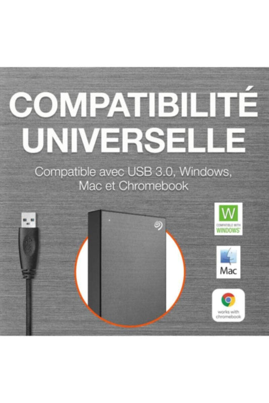 SEAGATE | One Touch 4TB External HDD with Password Protection Black | STKZ4000400