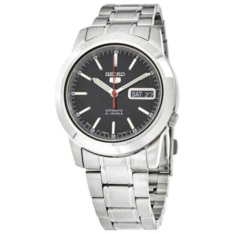 SEIKO | 5 Stainless Steel Automatic Black Dial Men's Watch | SNKE53J1Q