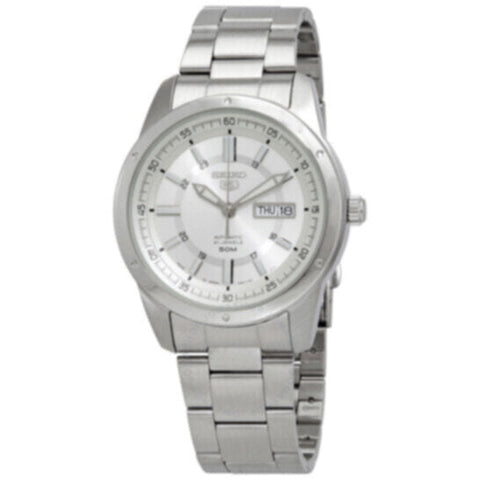 SEIKO | 5 Stainless Steel Automatic Silver Dial Men's Watch | SNKN09J1Q