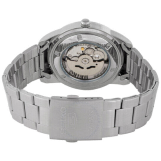 SEIKO | 5 Stainless Steel Automatic Black Dial Men's Watch | SNKN13J1Q