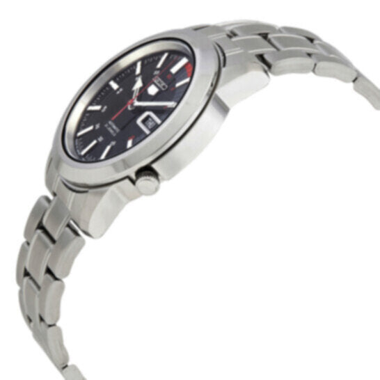 SEIKO | 5 Stainless Steel Automatic Black Dial Men's Watch | SNKK31J1Q