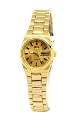 SEIKO | Gold Tone Ladies Automatic Watch | SYM600K1Q